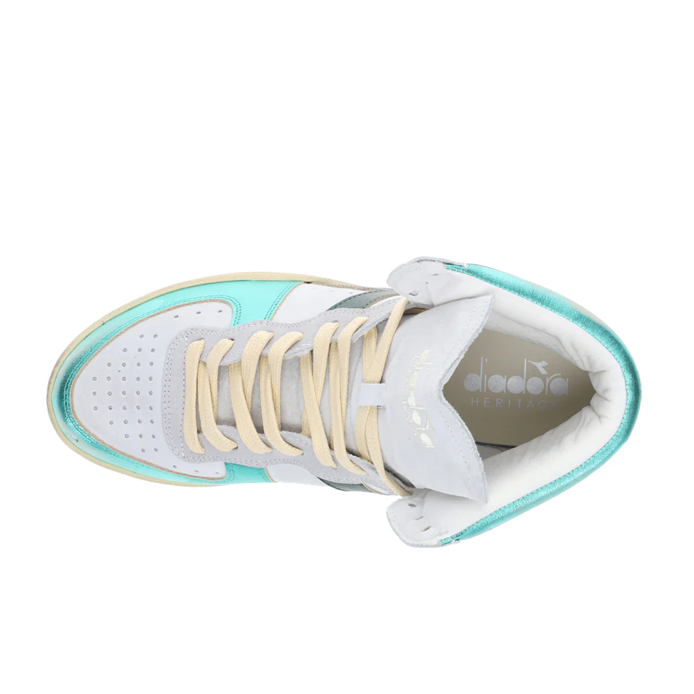Mi Basket Metal Pigskin Used High Top Sneakers - Image 4