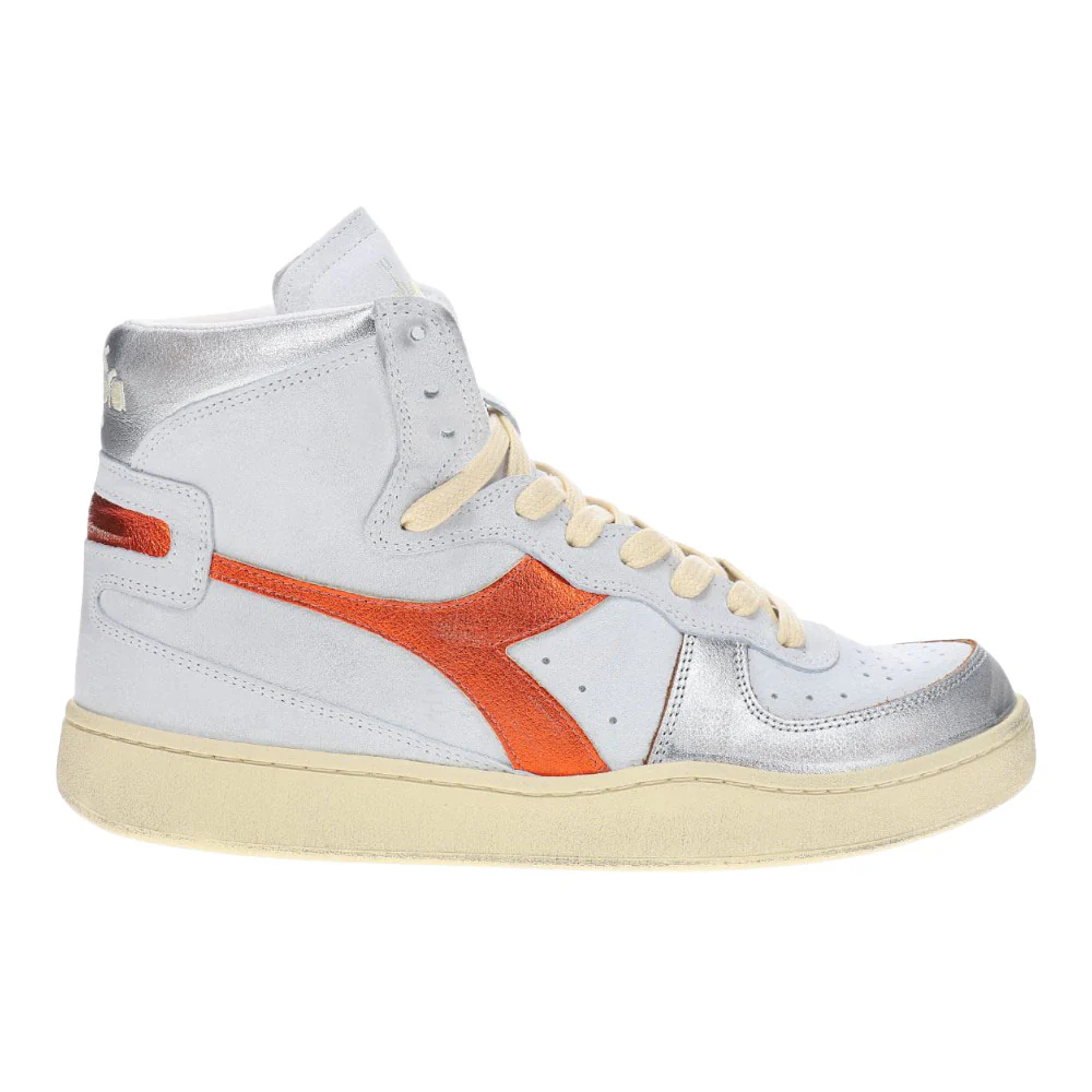 Mi Basket Metal Pigskin Used High Top Sneakers