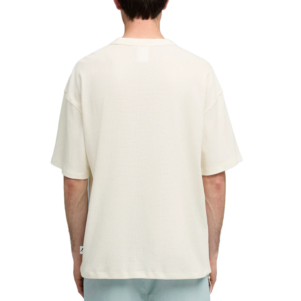 MMQ Waffle Crew Neck Short Sleeve T-Shirt - Image 4
