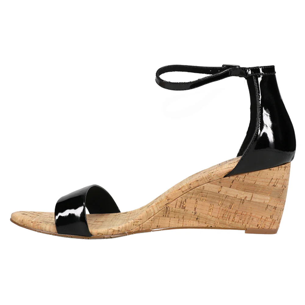 Monir Ankle Strap Wedge Sandals - Image 3