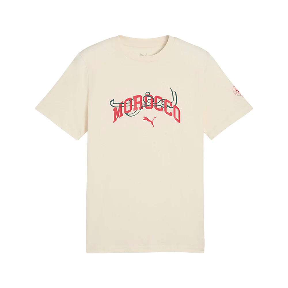 Morocco ftblCulture Graphic Crew Neck Short Sleeve T-Shirt