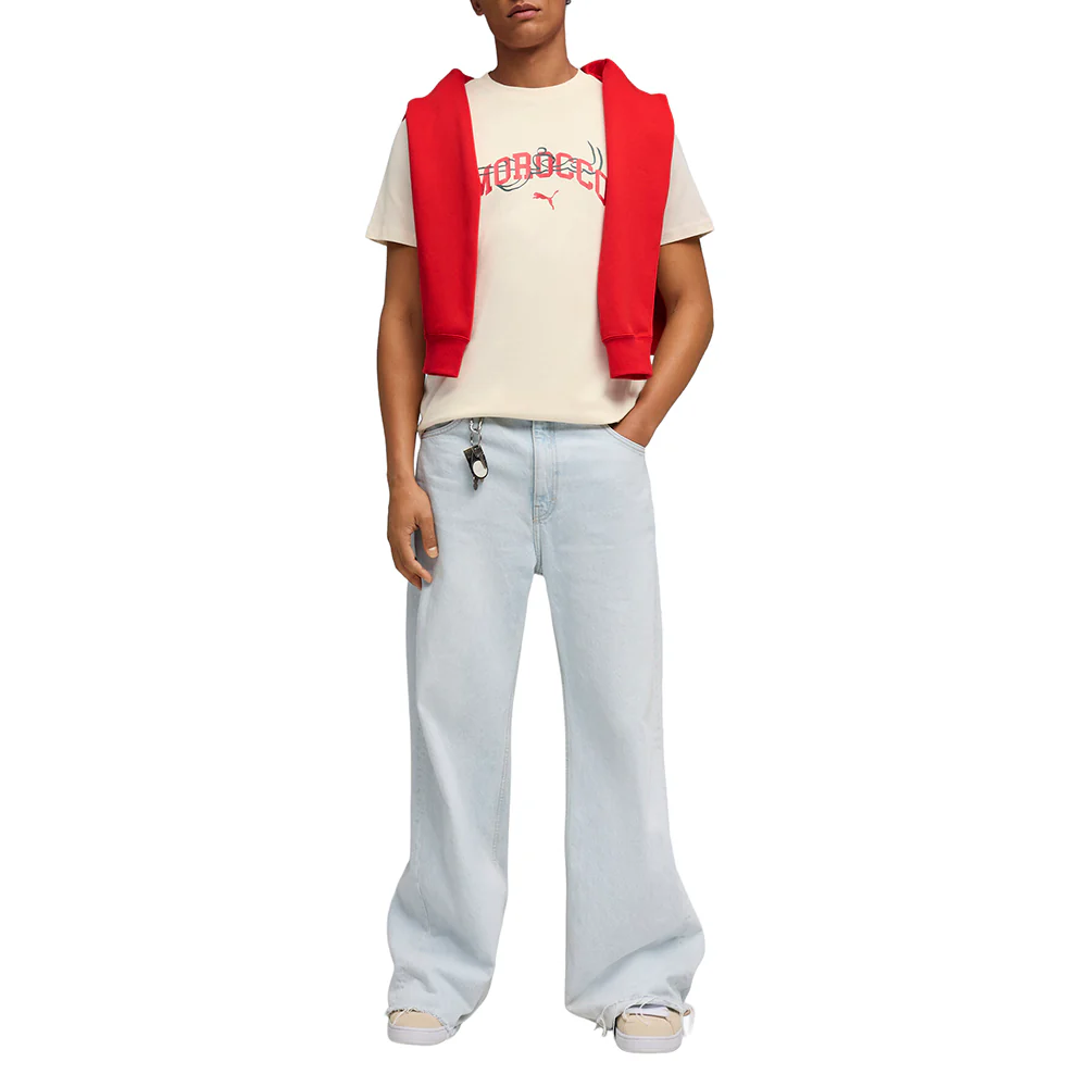 Morocco ftblCulture Graphic Crew Neck Short Sleeve T-Shirt - Image 5