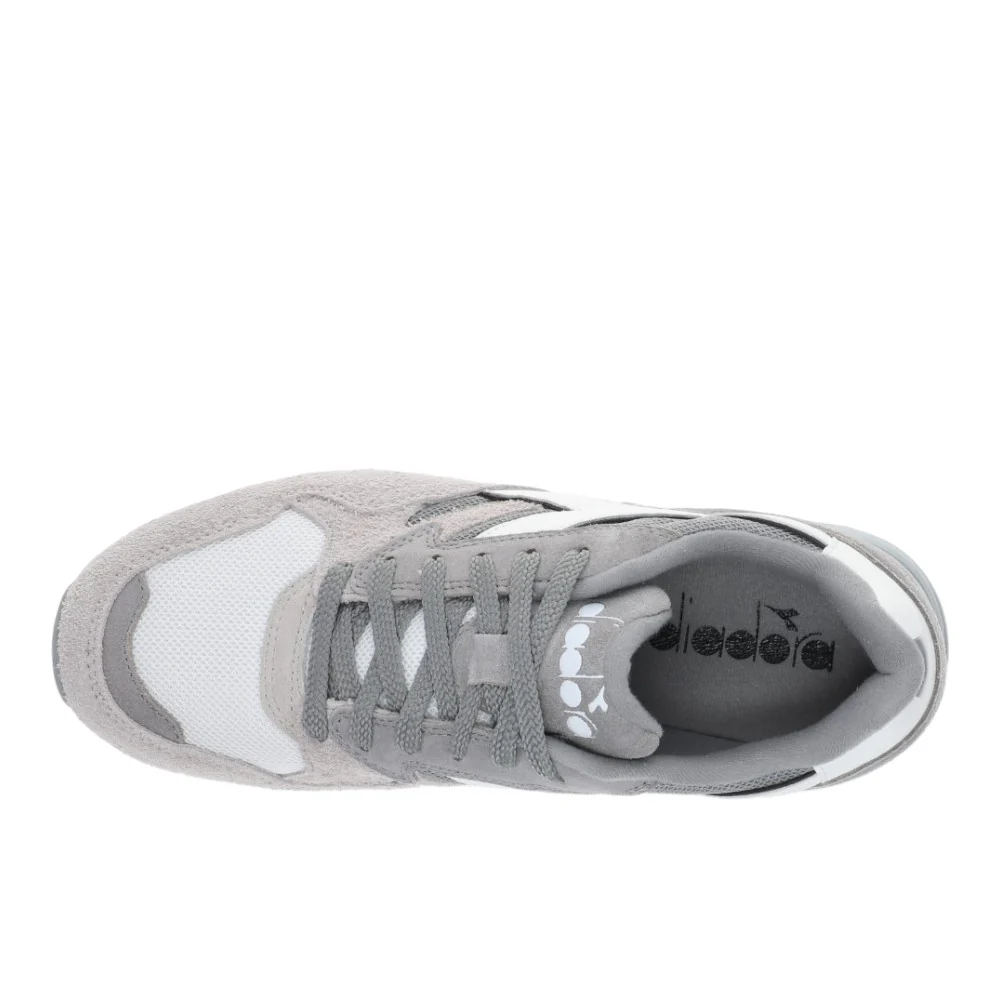 N902 Hairy Suede Lace Up Sneakers - Image 4