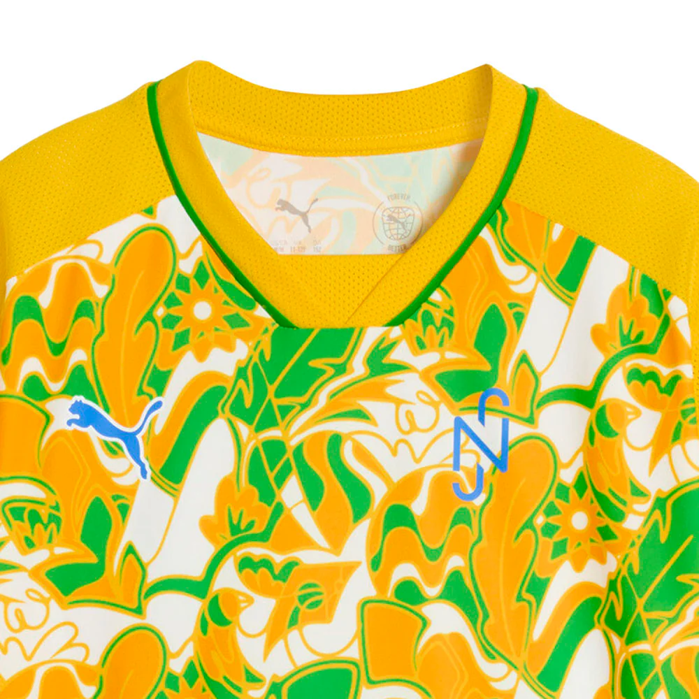 Neymar Junior Brazil Passion Crew Neck Short Sleeve Jersey (Youth) - Image 3