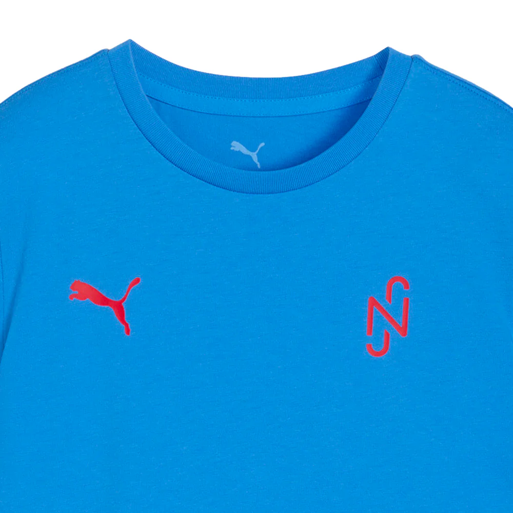 PUMA X NEYMAR Junior Playmaker Crew Neck Short Sleeve T-Shirt (Youth) - Image 3