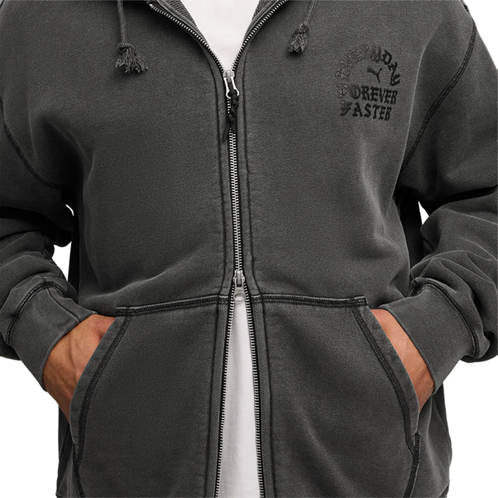Now Men Court Full Zip Hoodie - Image 5