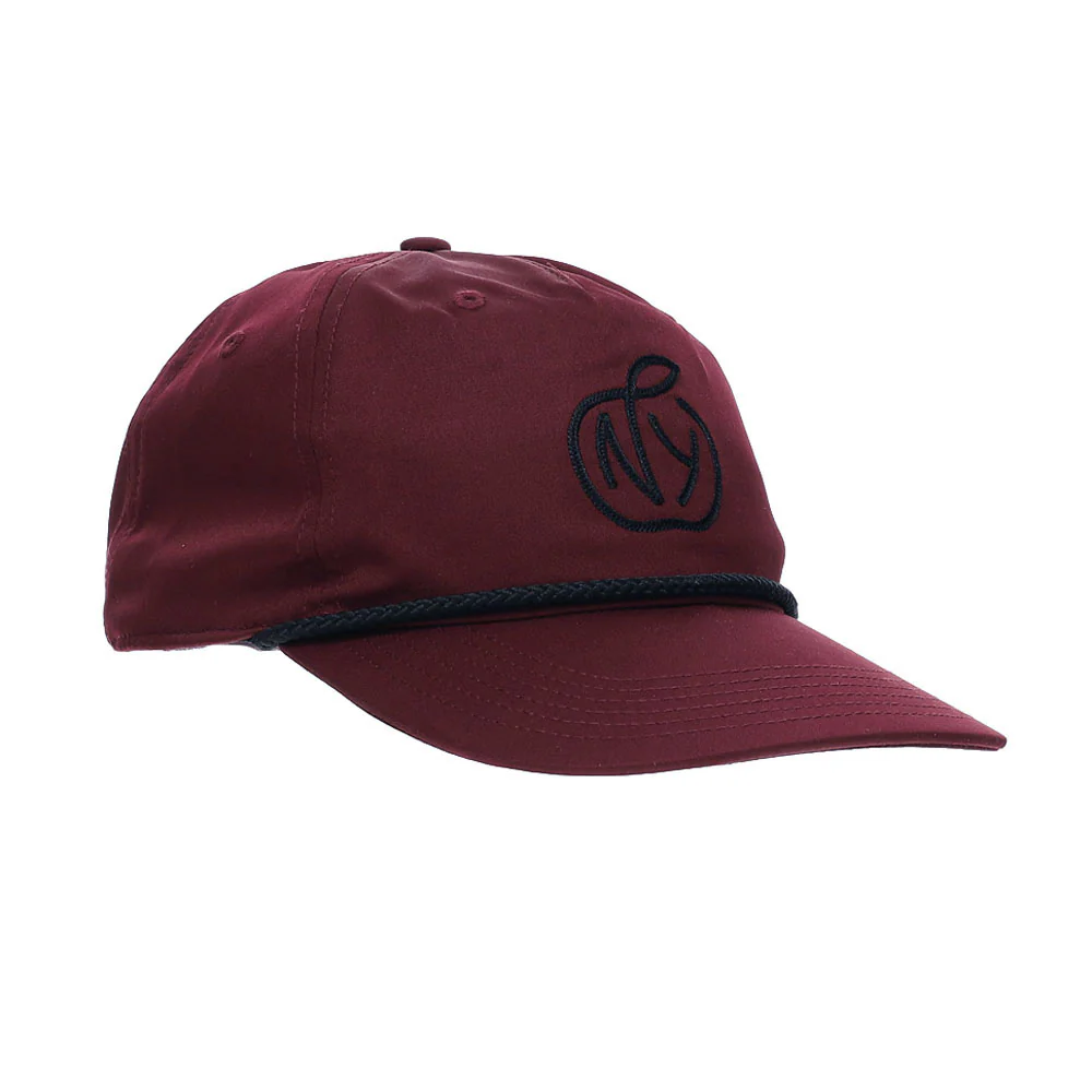 NY Apple Flat Brim Adjustable Hat