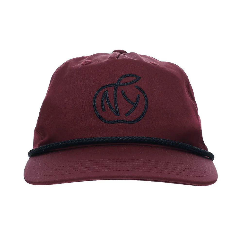 NY Apple Flat Brim Adjustable Hat - Image 2