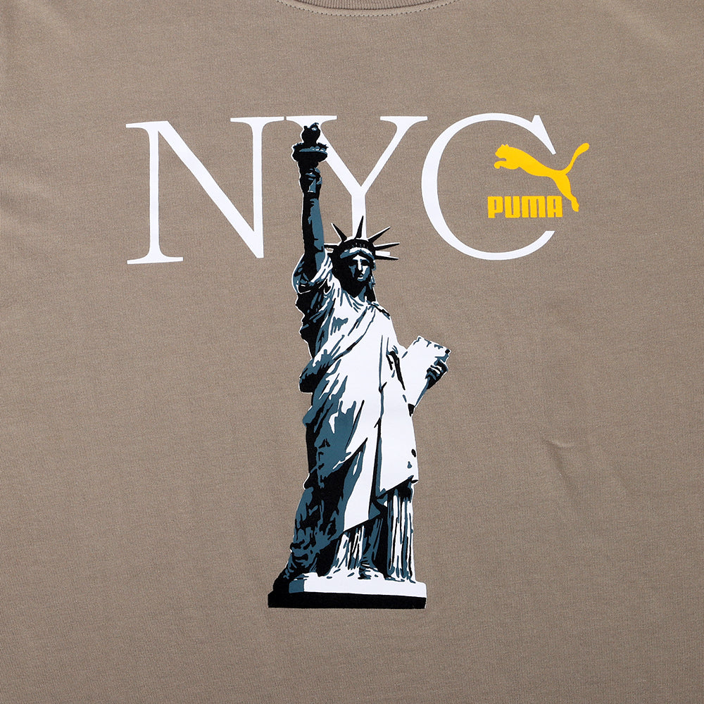 NYC Big Liberty Graphic Crew Neck Short Sleeve T-Shirt - Image 3