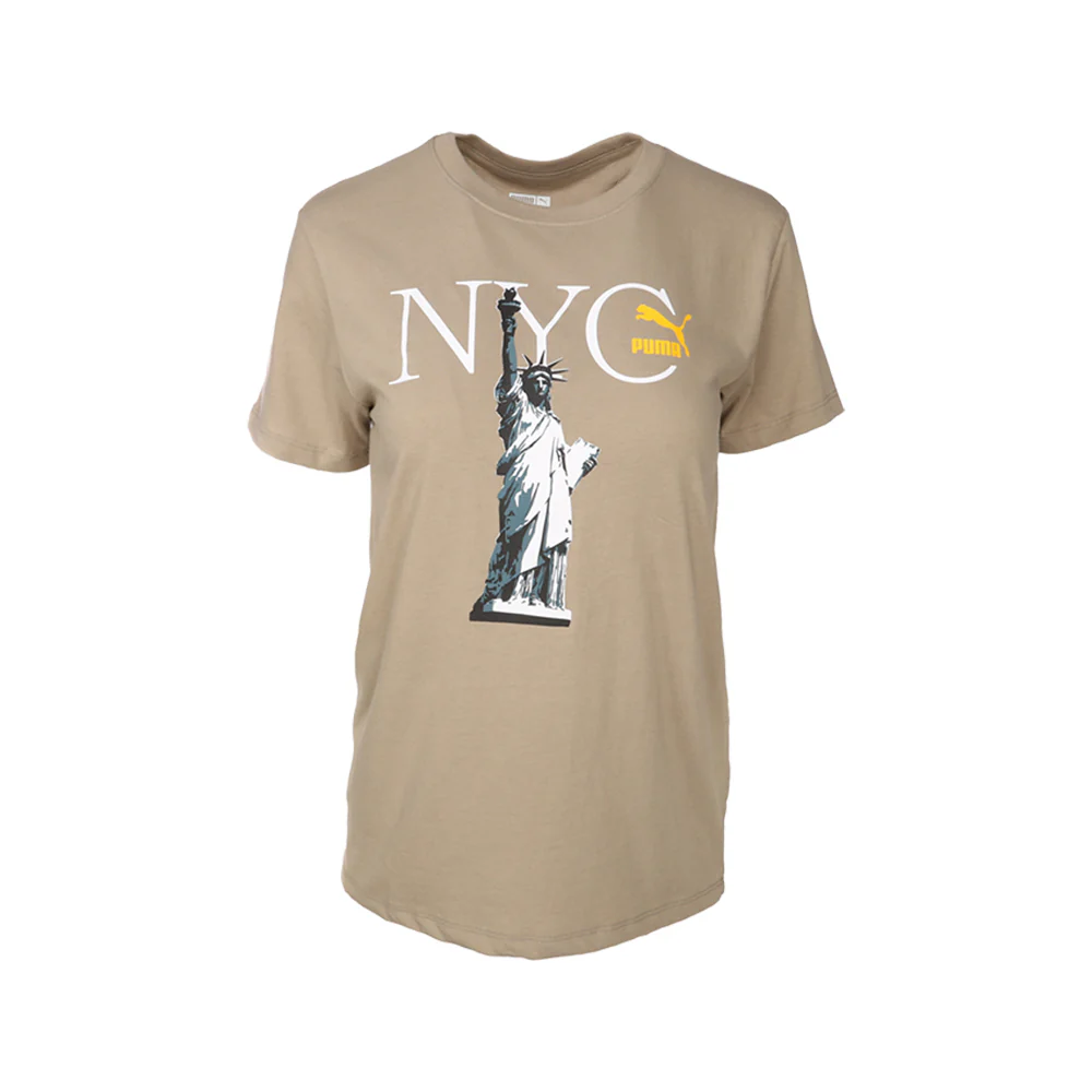 NYC Big Liberty Graphic Crew Neck Short Sleeve T-Shirt - Image 4