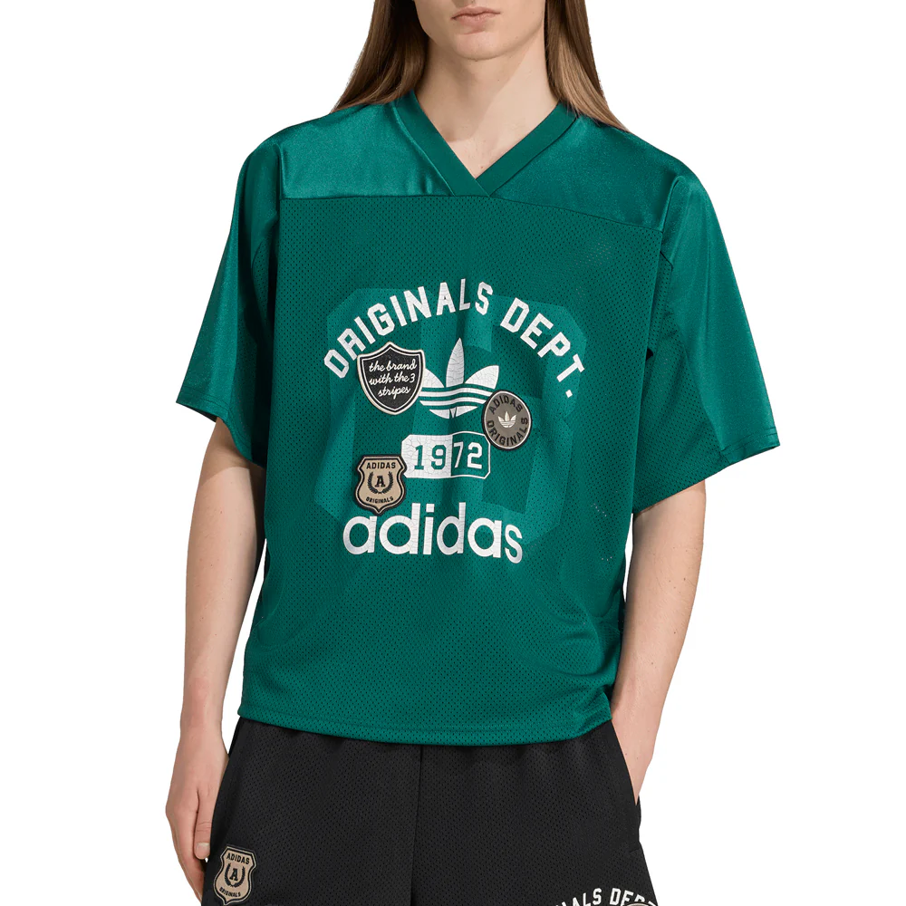 Originals Dept. Graphic Mesh V Neck Short Sleeve Jersey - Image 3