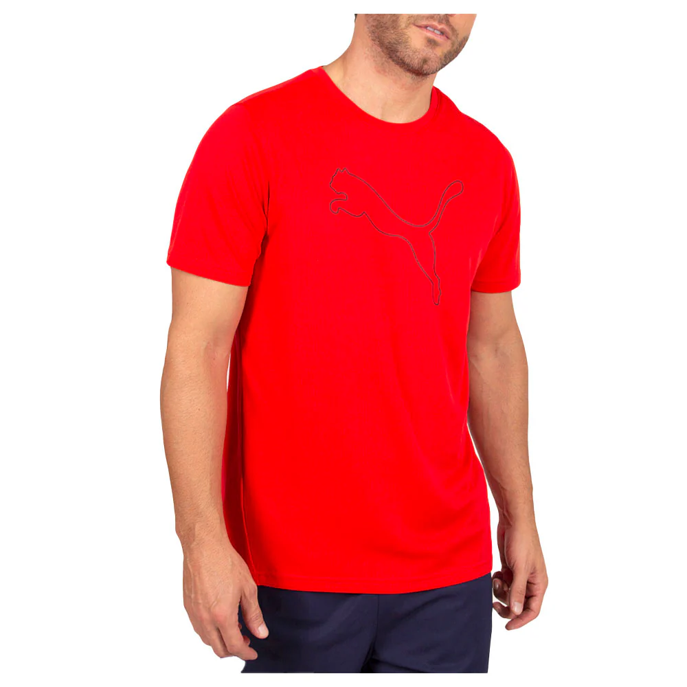 Performance Cat Graphic Crew Neck Short Sleeve T-Shirt - Image 3