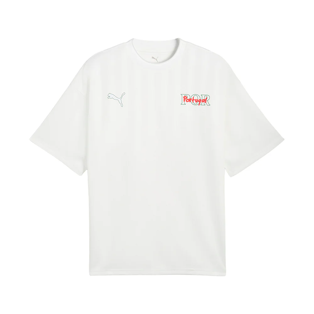 Portugal Soccer Fanwear Crew Neck Short Sleeve T-Shirt
