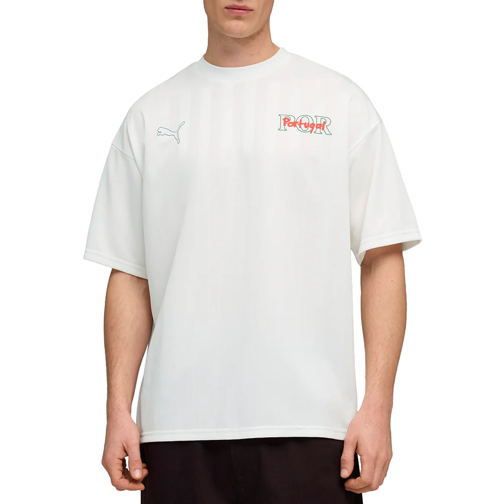 Portugal Soccer Fanwear Crew Neck Short Sleeve T-Shirt - Image 3