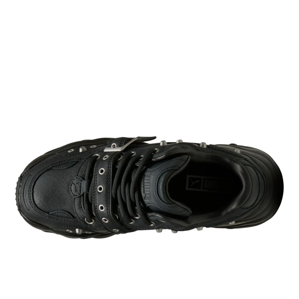 Pulsar Wedge Black Claw Lace Up Sneakers - Image 4