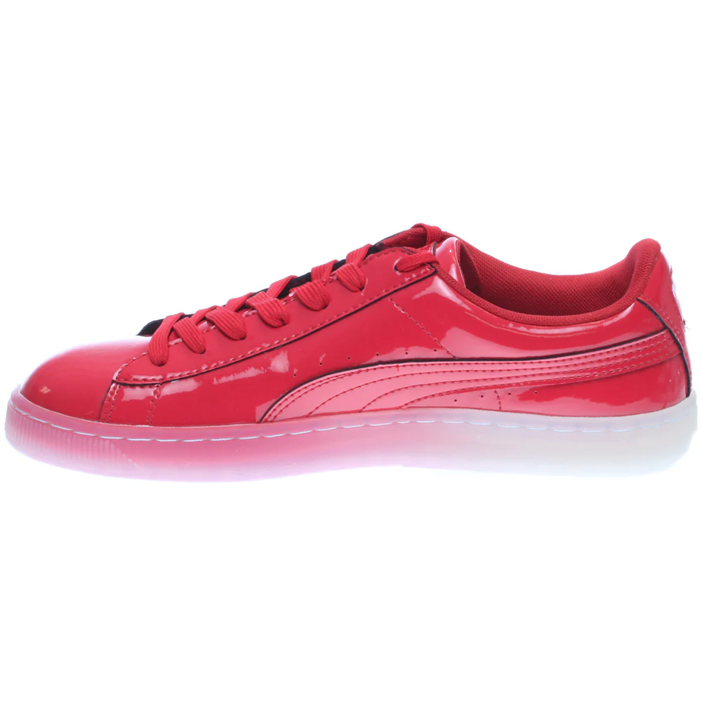 Basket Patent Ice Fade Lace Up Sneakers - Image 4