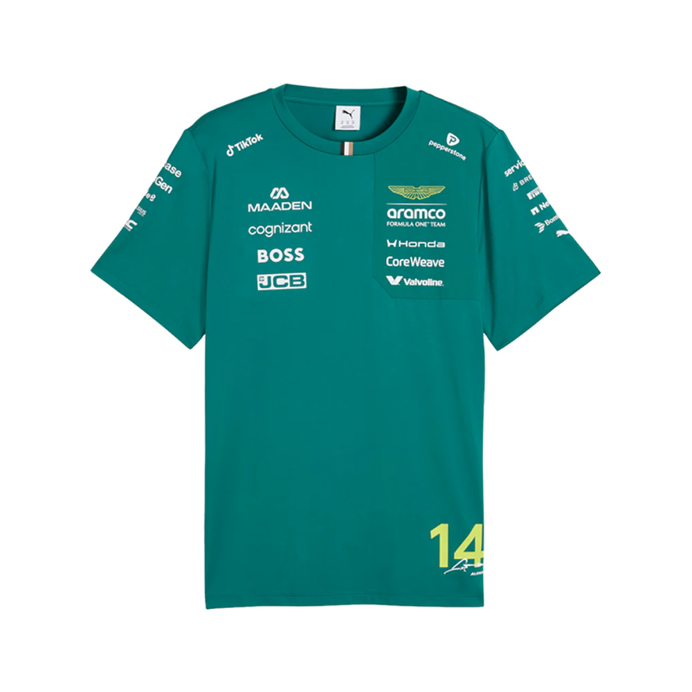 PUMA X ASTON MARTIN ARAMCO F1 TEAM Replica Alonso T-Shirt