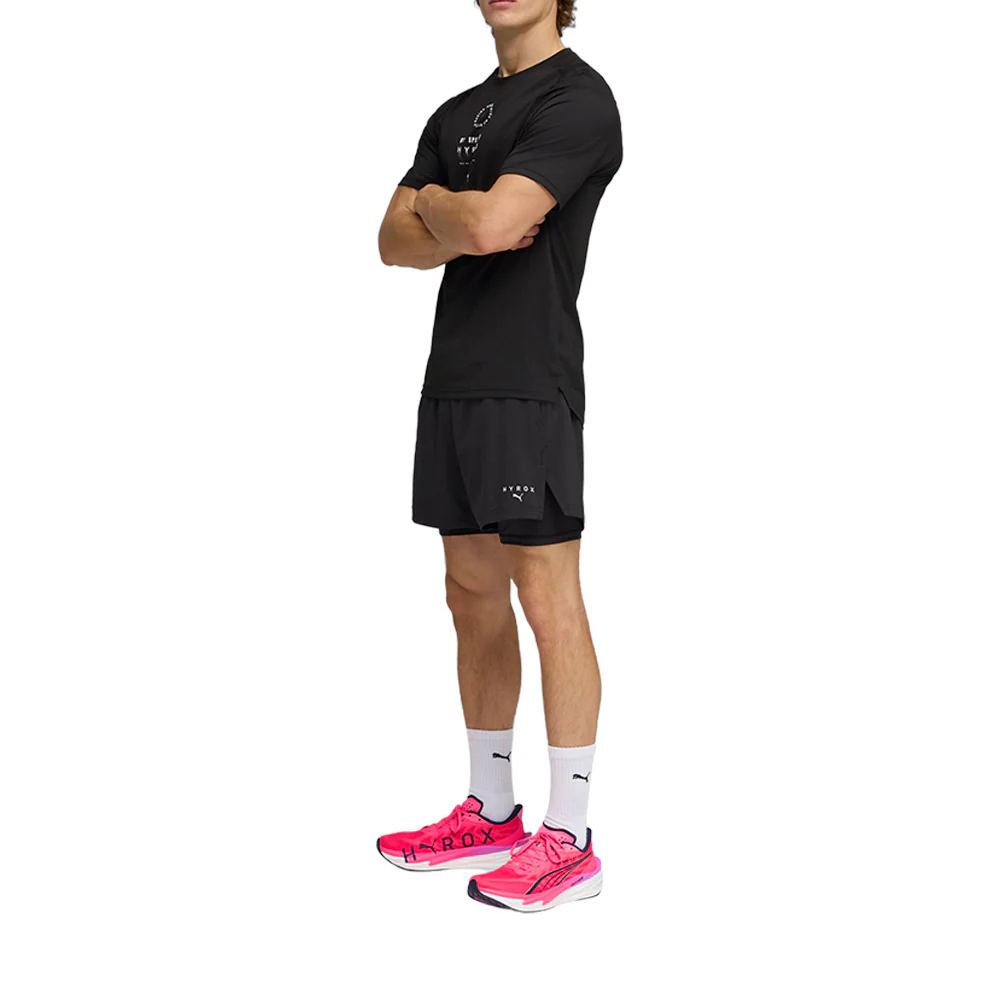 PUMA X HYROX DryElite Training Crew Neck Short Sleeve Athletic T-Shirt - Image 5