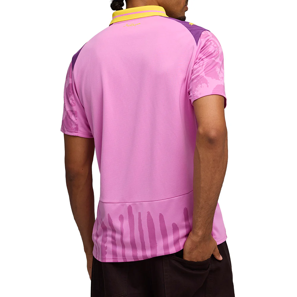 PUMA X KIDSUPER Borussia Dortmund Collared Short Sleeve Soccer Jersey Replica - Image 4