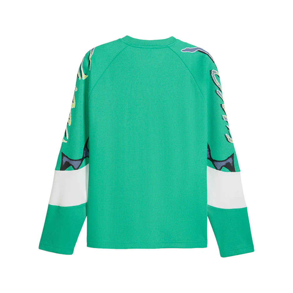 Pumatech-X Waffle Crew Neck Long Sleeve T-Shirt - Image 2