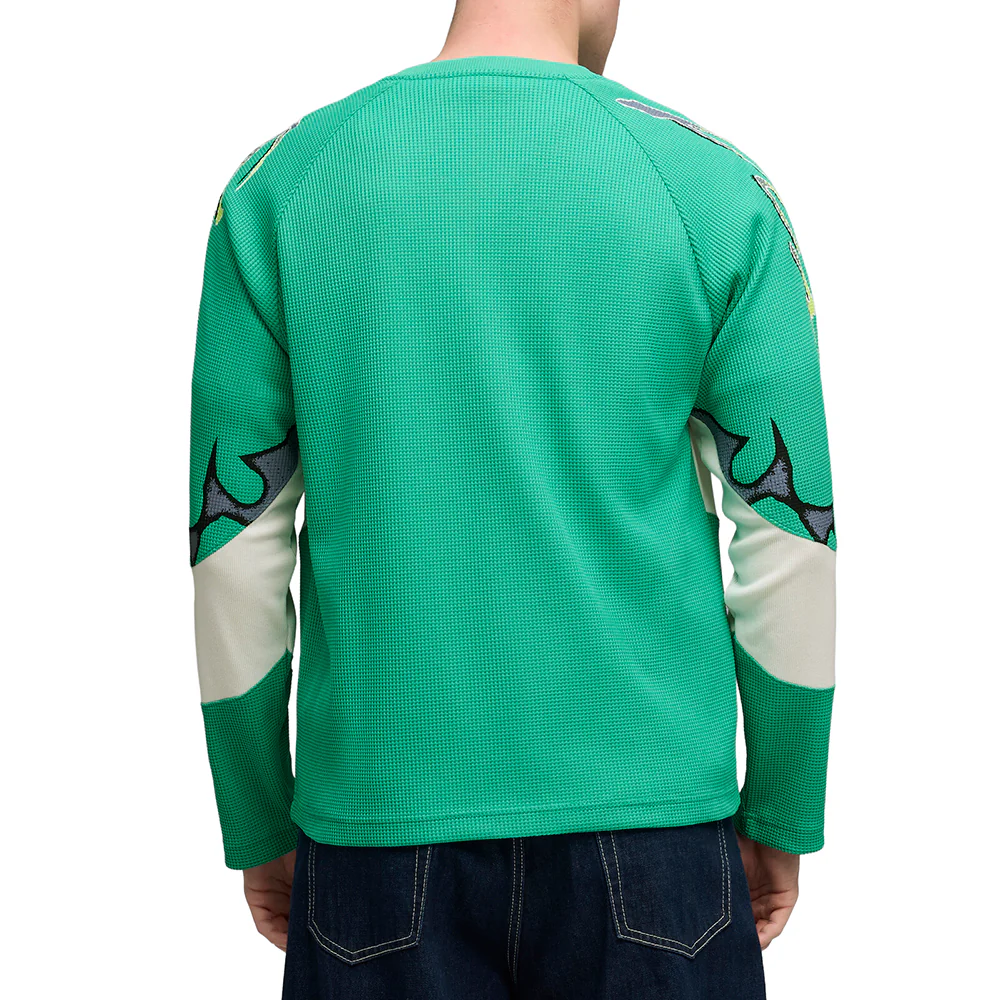 Pumatech-X Waffle Crew Neck Long Sleeve T-Shirt - Image 4