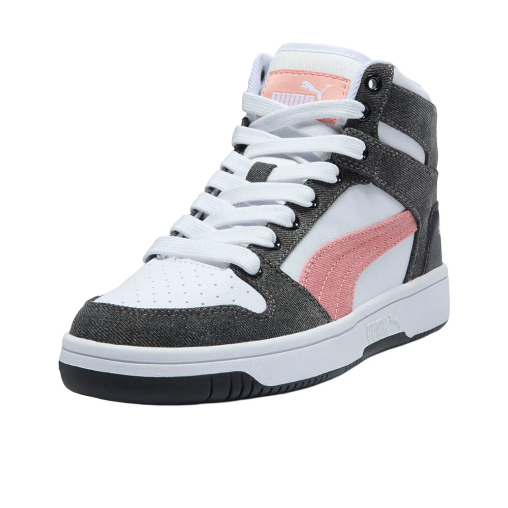 Rebound Layup Denim Lace Up Sneakers - Image 2