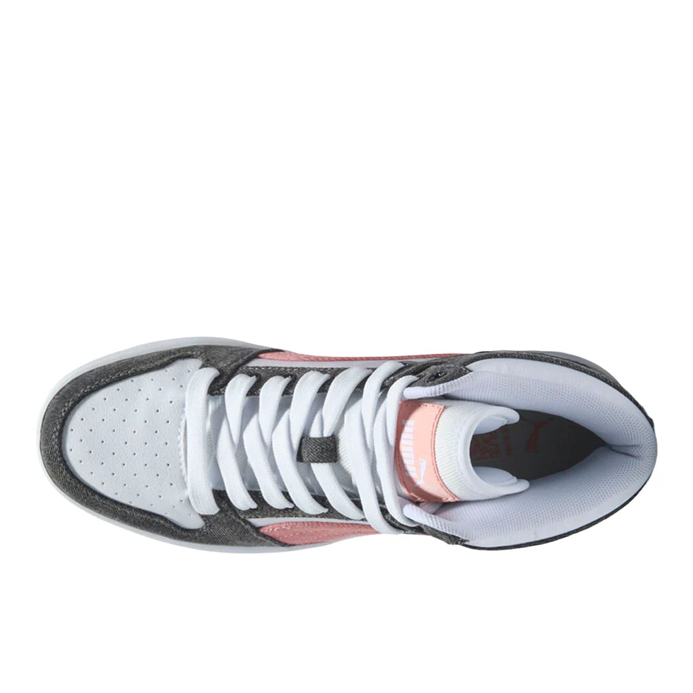 Rebound Layup Denim Lace Up Sneakers - Image 4