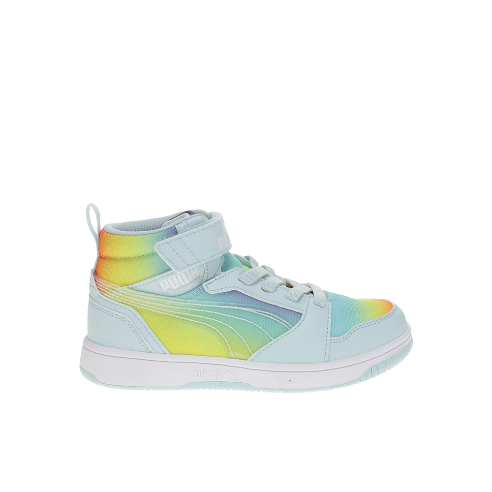 Rebound V6 Mid Rainbow Slip On Sneakers (Little Kid)