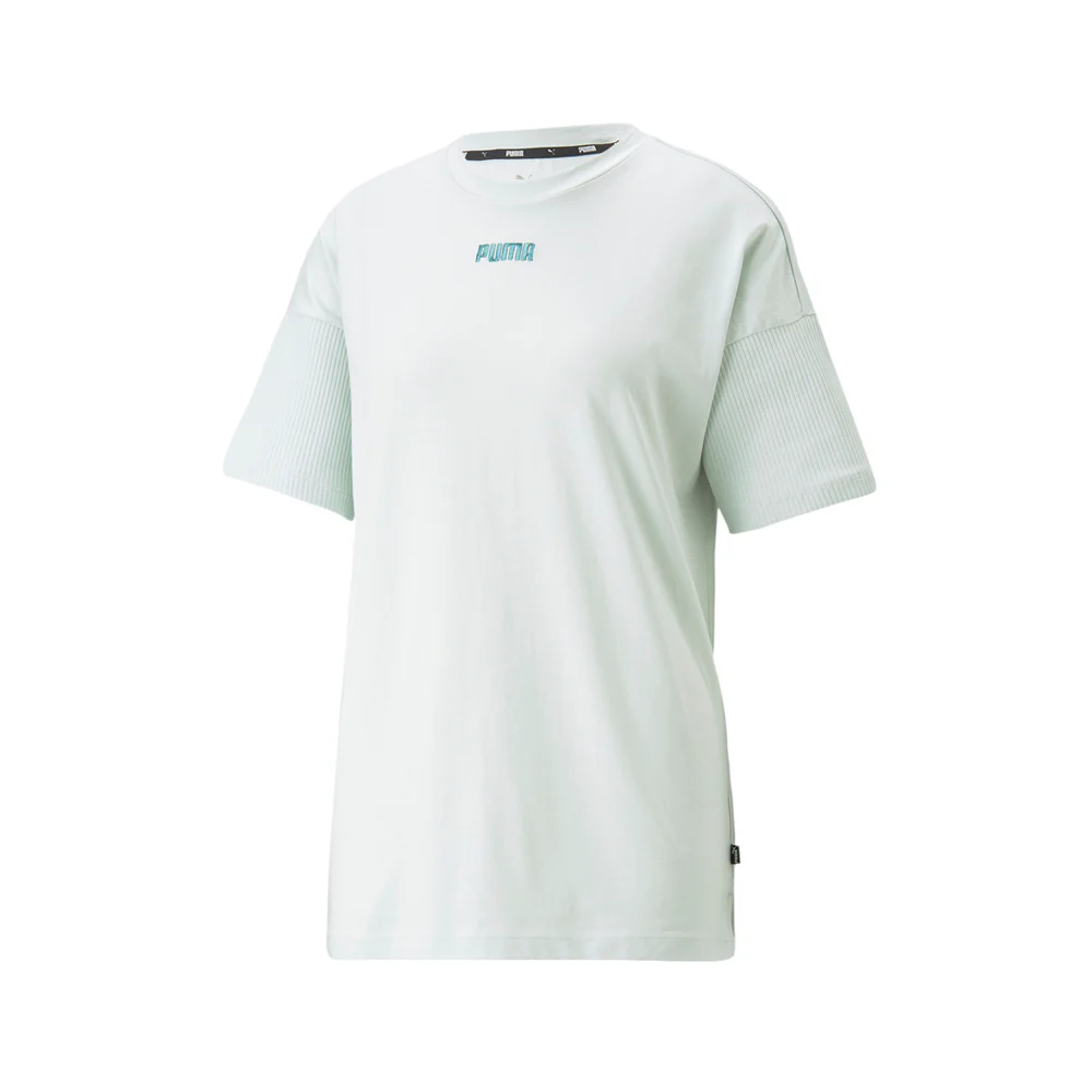 Relaxed Rib Crew Neck Short Sleeve T-Shirt