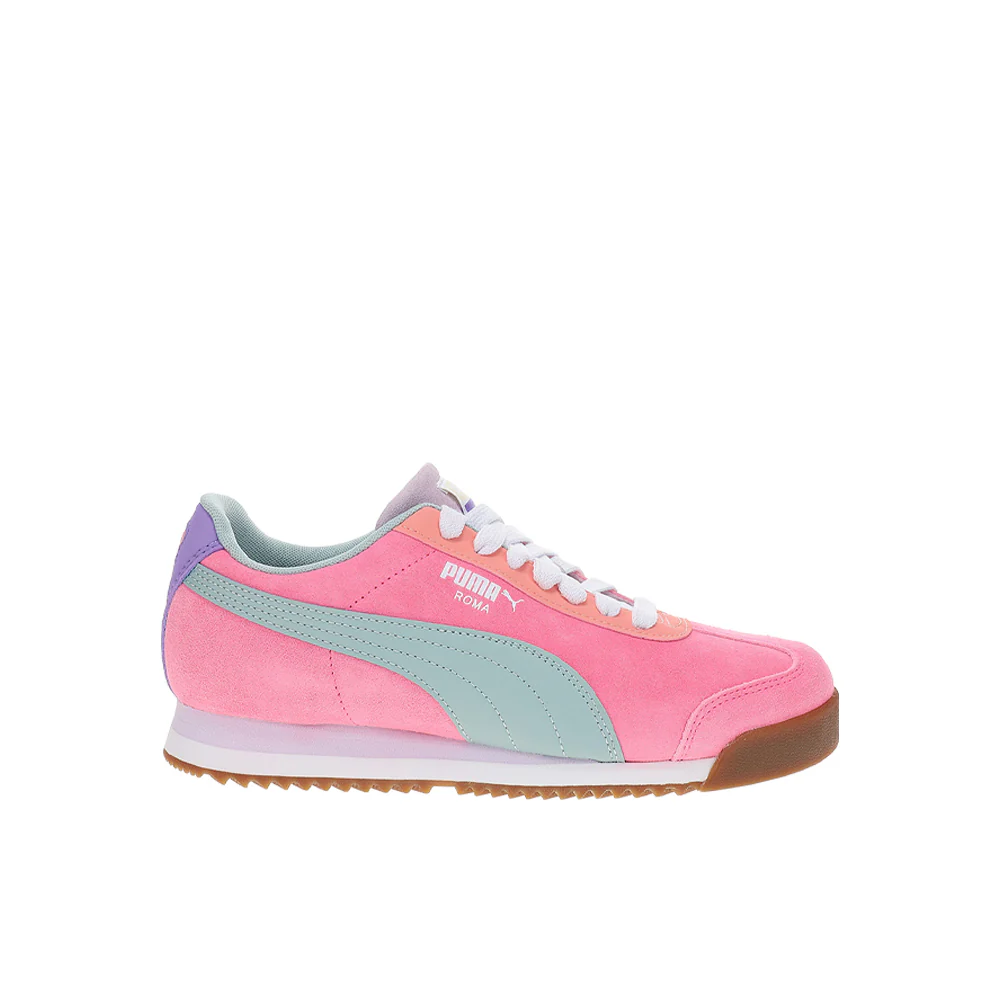 Roma 24 Fem Color Blocking Lace Up Sneakers (Big Kid)