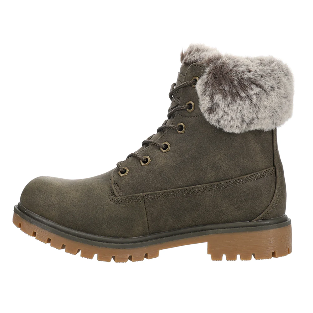 Rucker Hi Faux Fur Round Toe Lace Up Boots - Image 3
