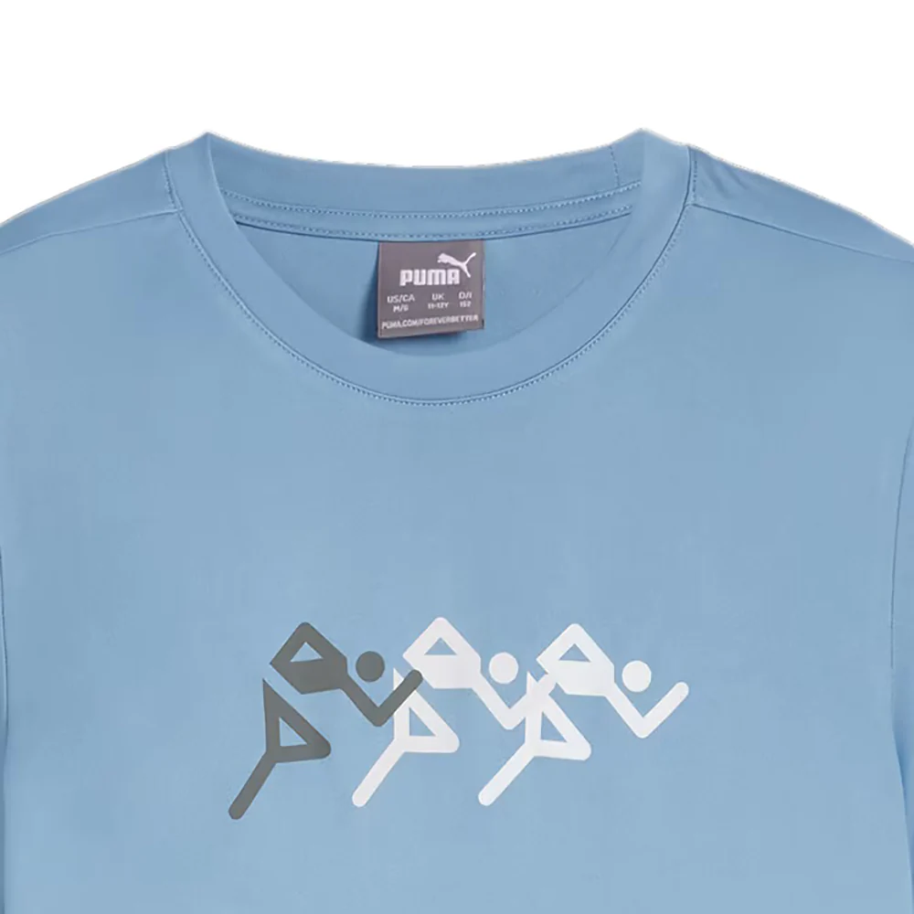 Run Favorite Graphic Crew Neck Short Sleeve T-Shirt (Youth) - Image 4
