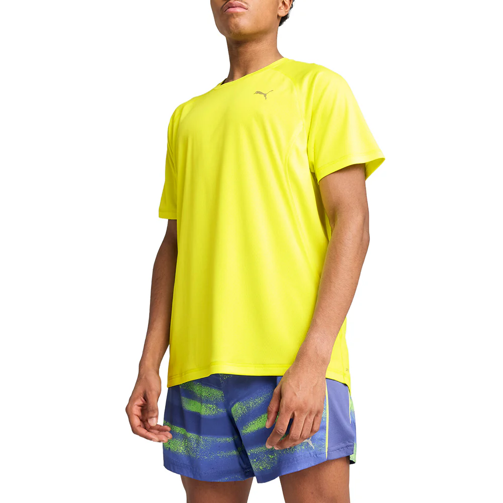 Run Velocity Crew Neck Short Sleeve Athletic T-Shirt - Image 3