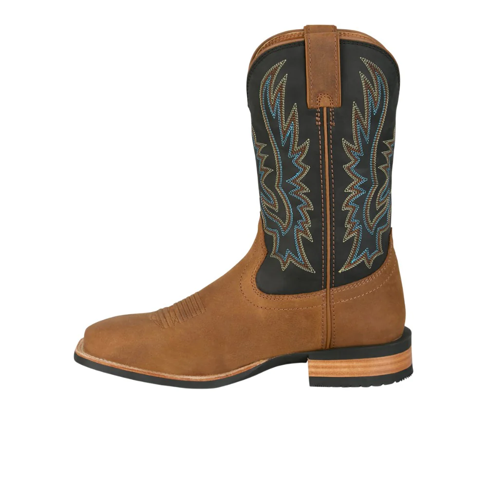 Rustle Square Toe Pull On Cowboy Boots - Image 3