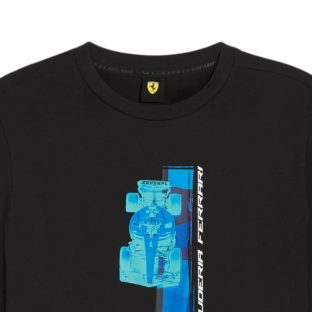 Scuderia Ferrari Race Crew Neck Short Sleeve Graphic T-Shirt - Image 4