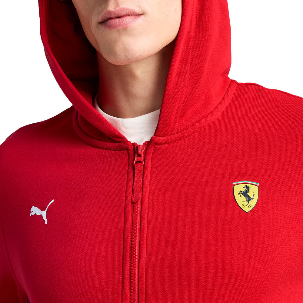 Scuderia Ferrari Race Full Zip Long Sleeve Jacket - Image 5