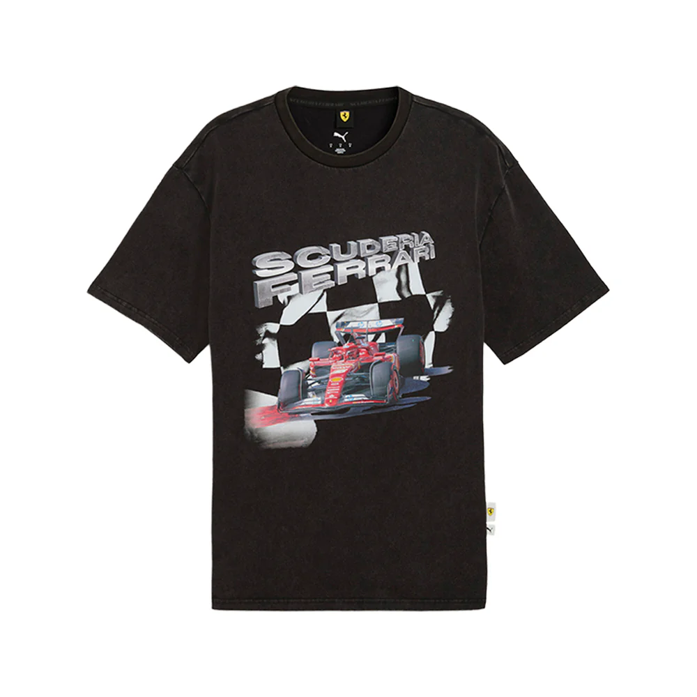 Scuderia Ferrari Sportswear II Graphic Crew Neck Short Sleeve T-Shirt