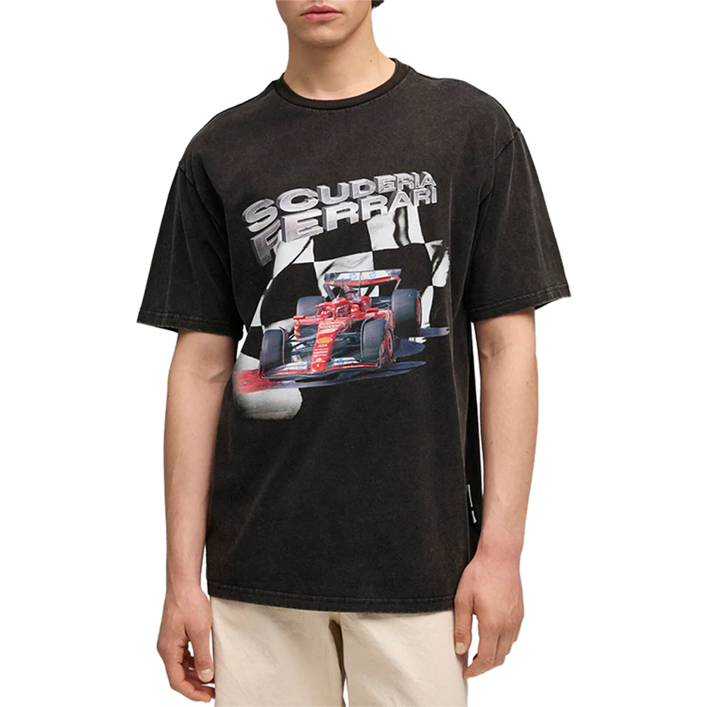 Scuderia Ferrari Sportswear II Graphic Crew Neck Short Sleeve T-Shirt - Image 3