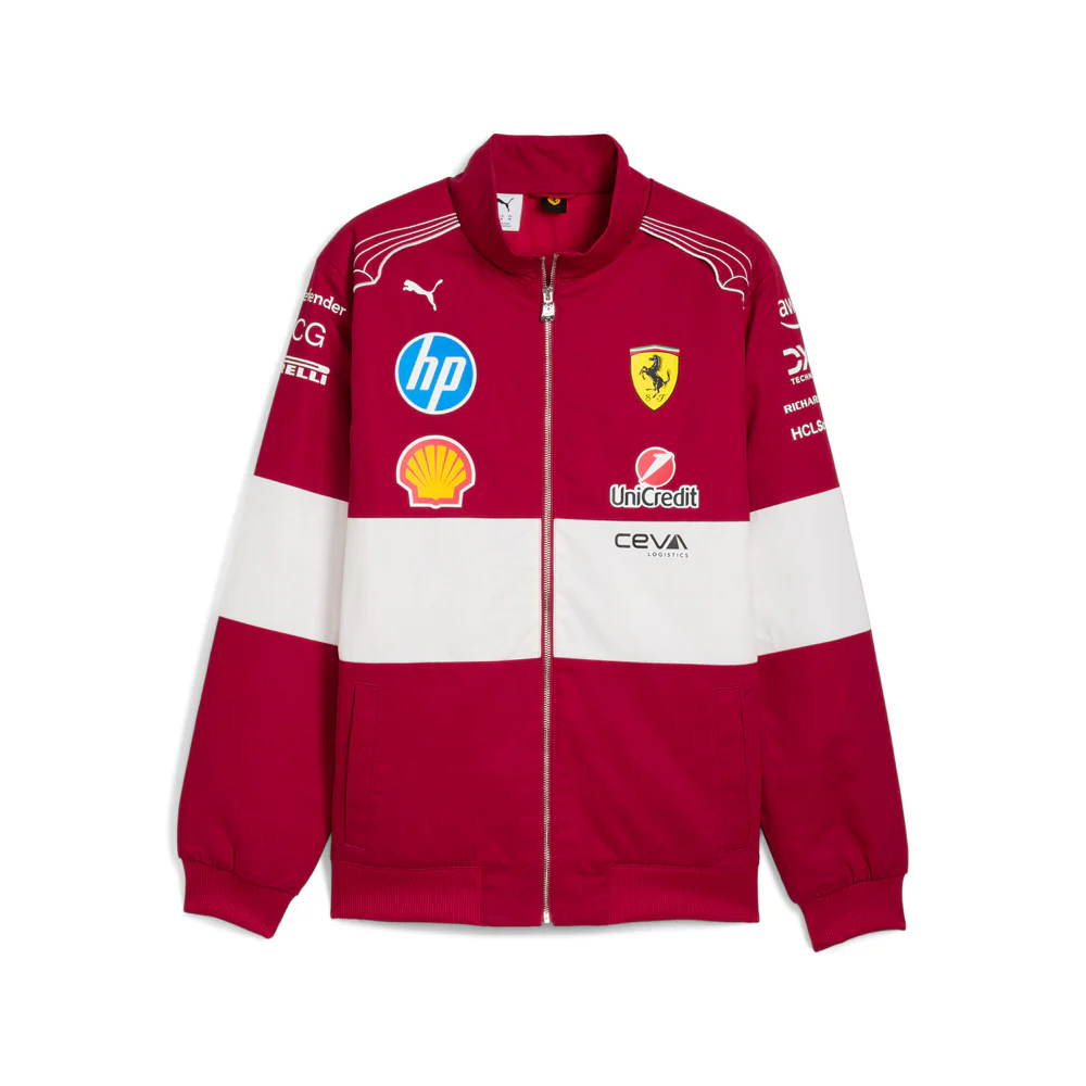 Scuderia Ferrari Team Full Zip Racing Jacket