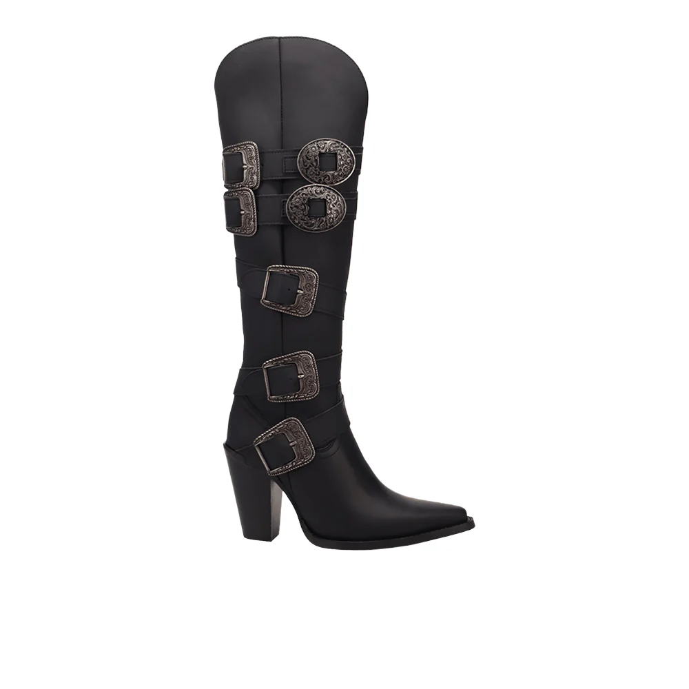 Spurwest Leather Snip Toe Zippered Boots