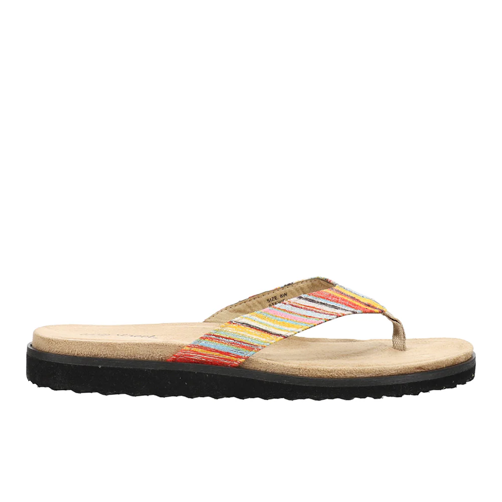 Stevie Striped Flip Flops