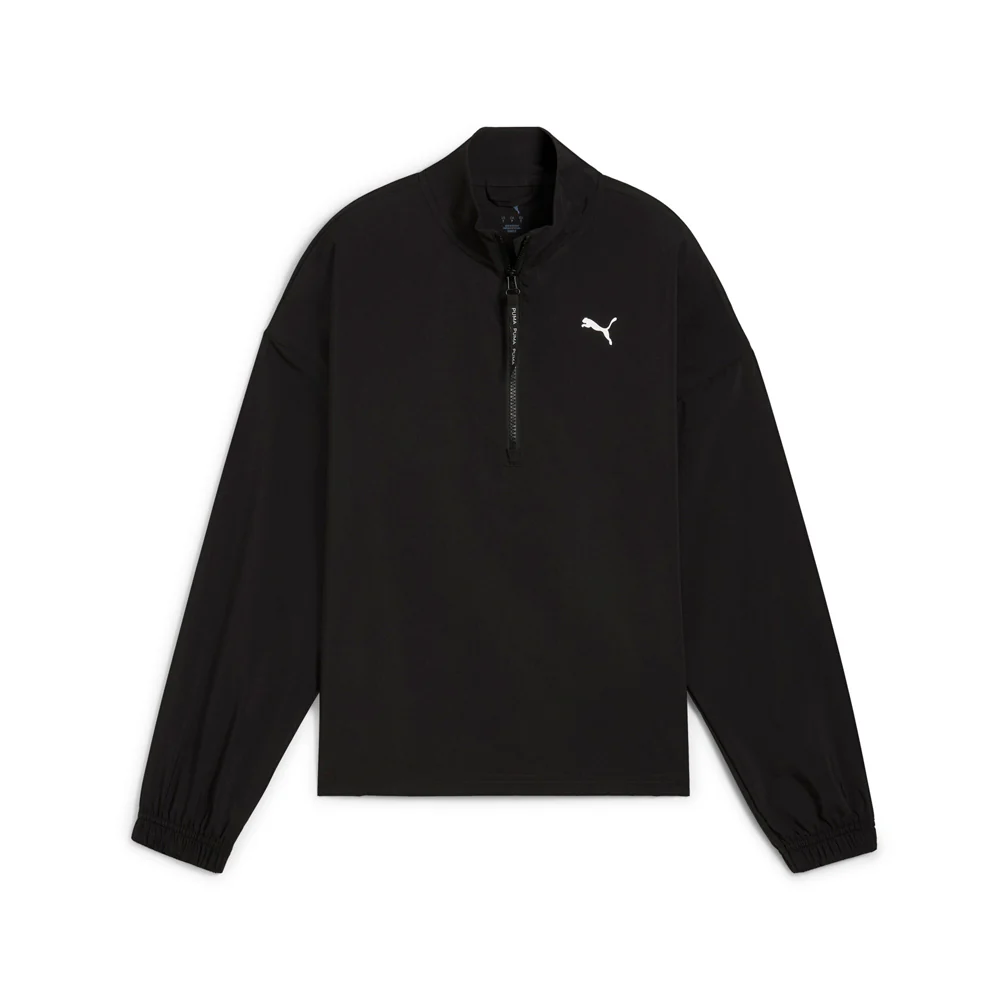 Strong Woven Quarter Zip Jacket
