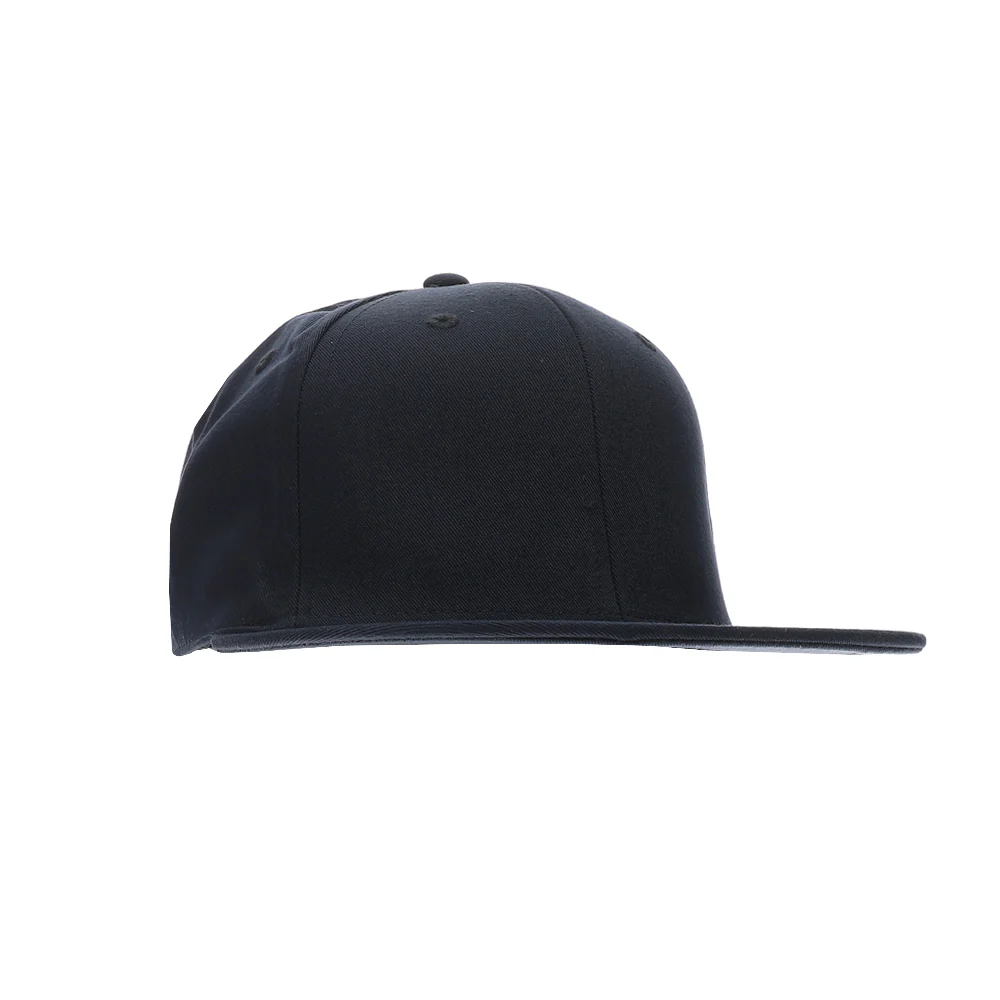 Structured Flat Brim Snapback Hat