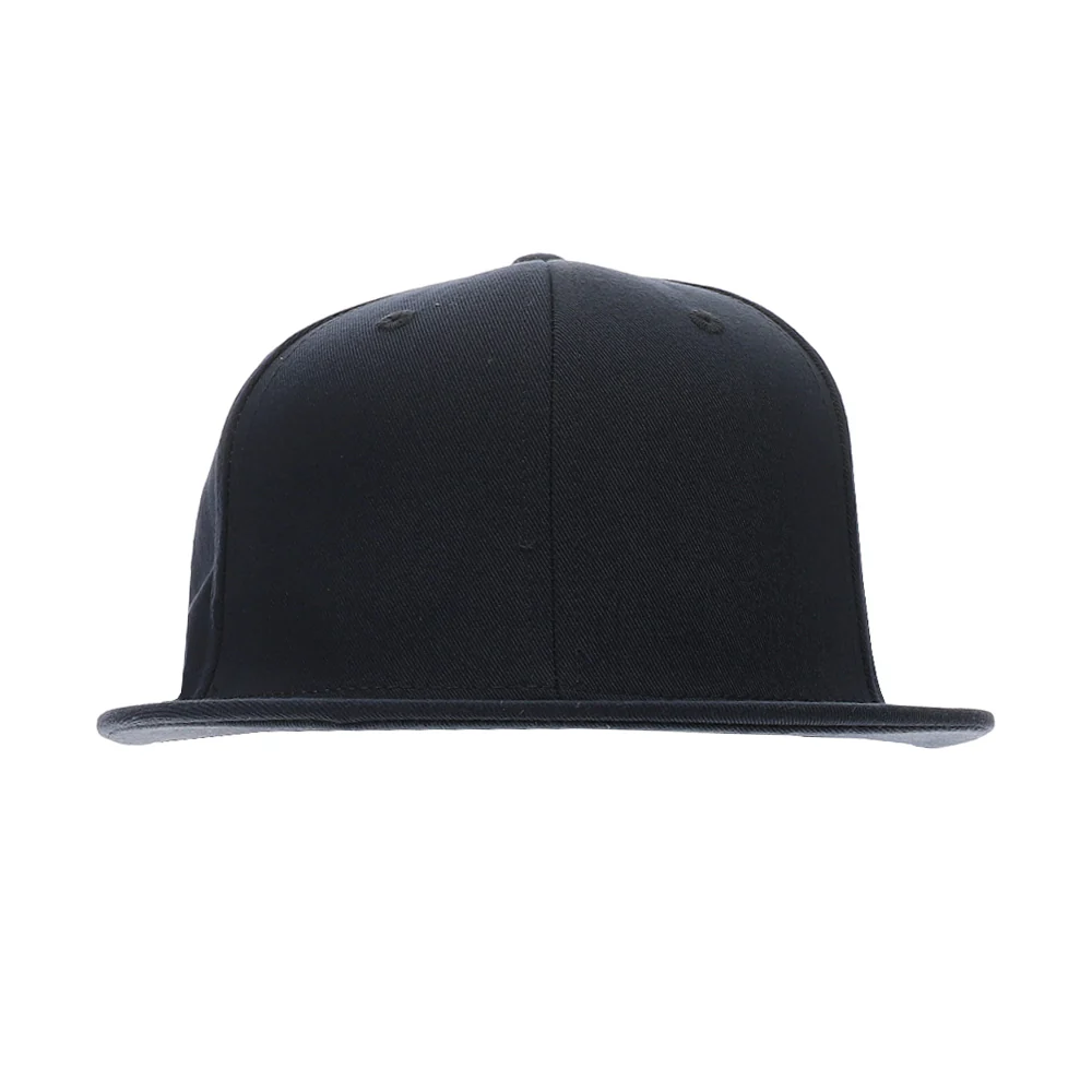 Structured Flat Brim Snapback Hat - Image 2