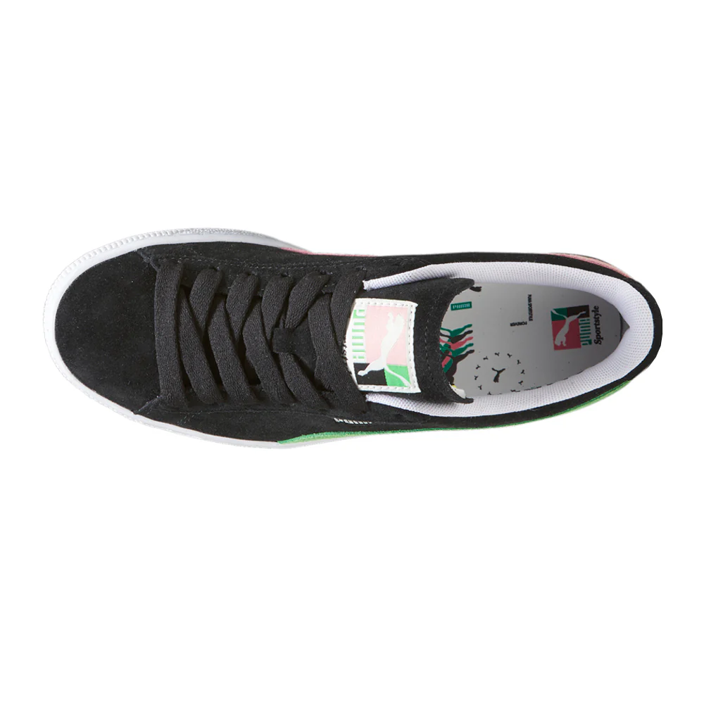 Suede Brand Love Lace Up Sneakers - Image 4