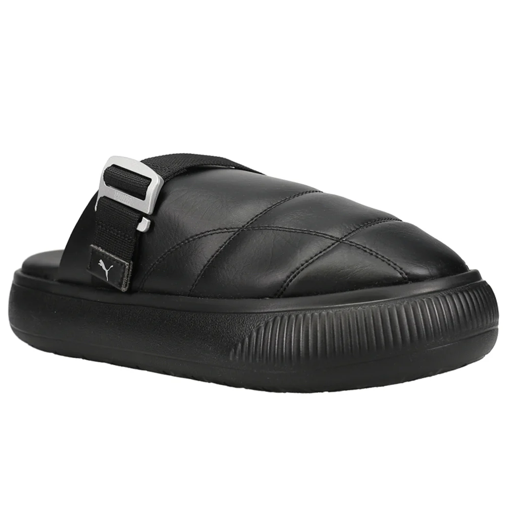 Suede Mayu Quilted Leather Mules - Image 2