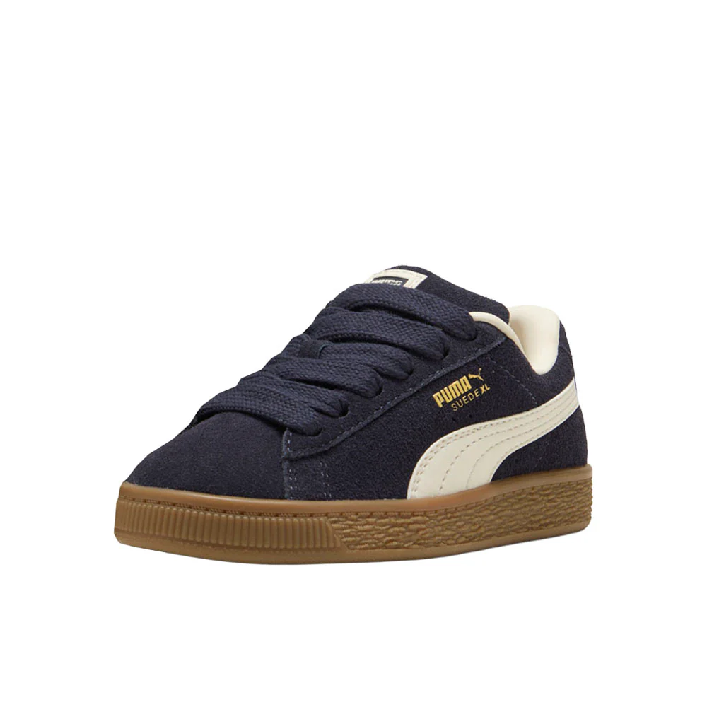 Suede XL Lace Up Sneakers (Little Kids) - Image 2