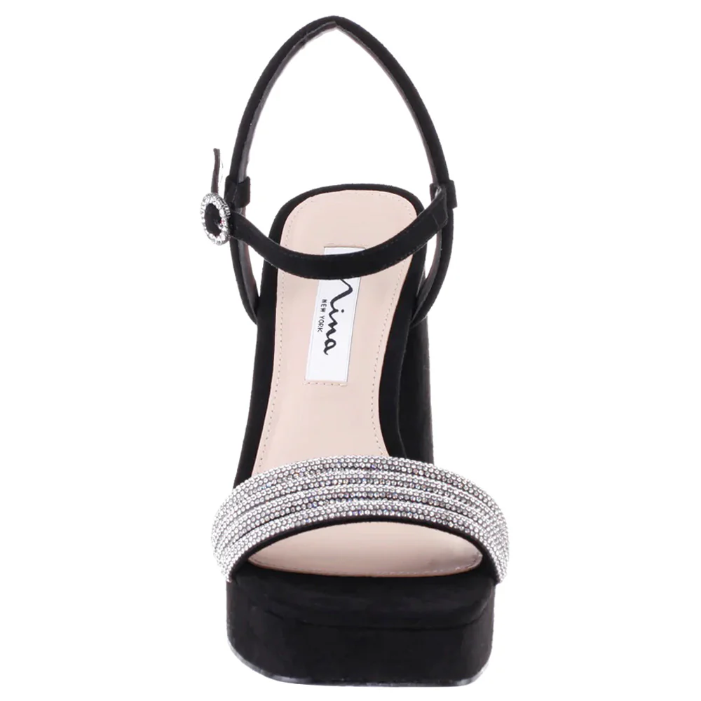 Sully Rhinestone Platform Sandals - Image 3