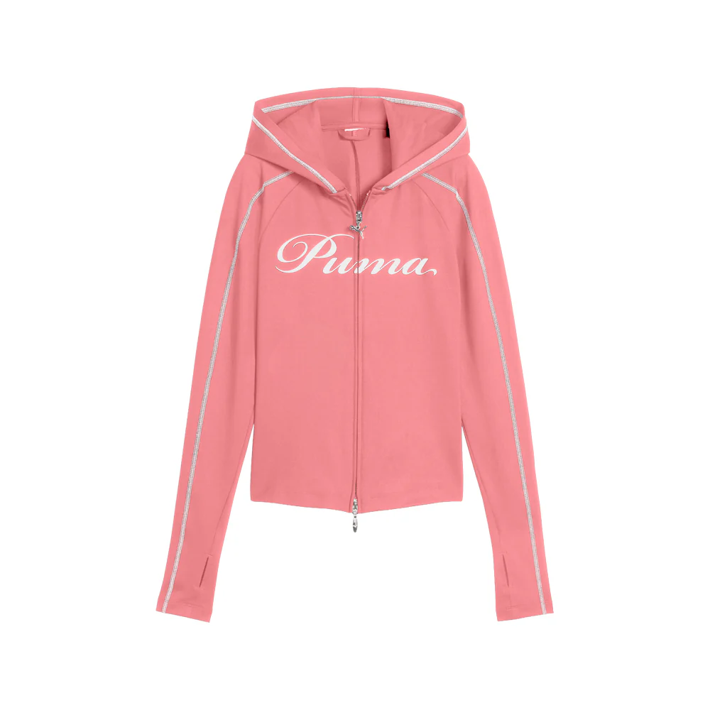 T7 Street Glam Slim Short Full Zip Hoodie