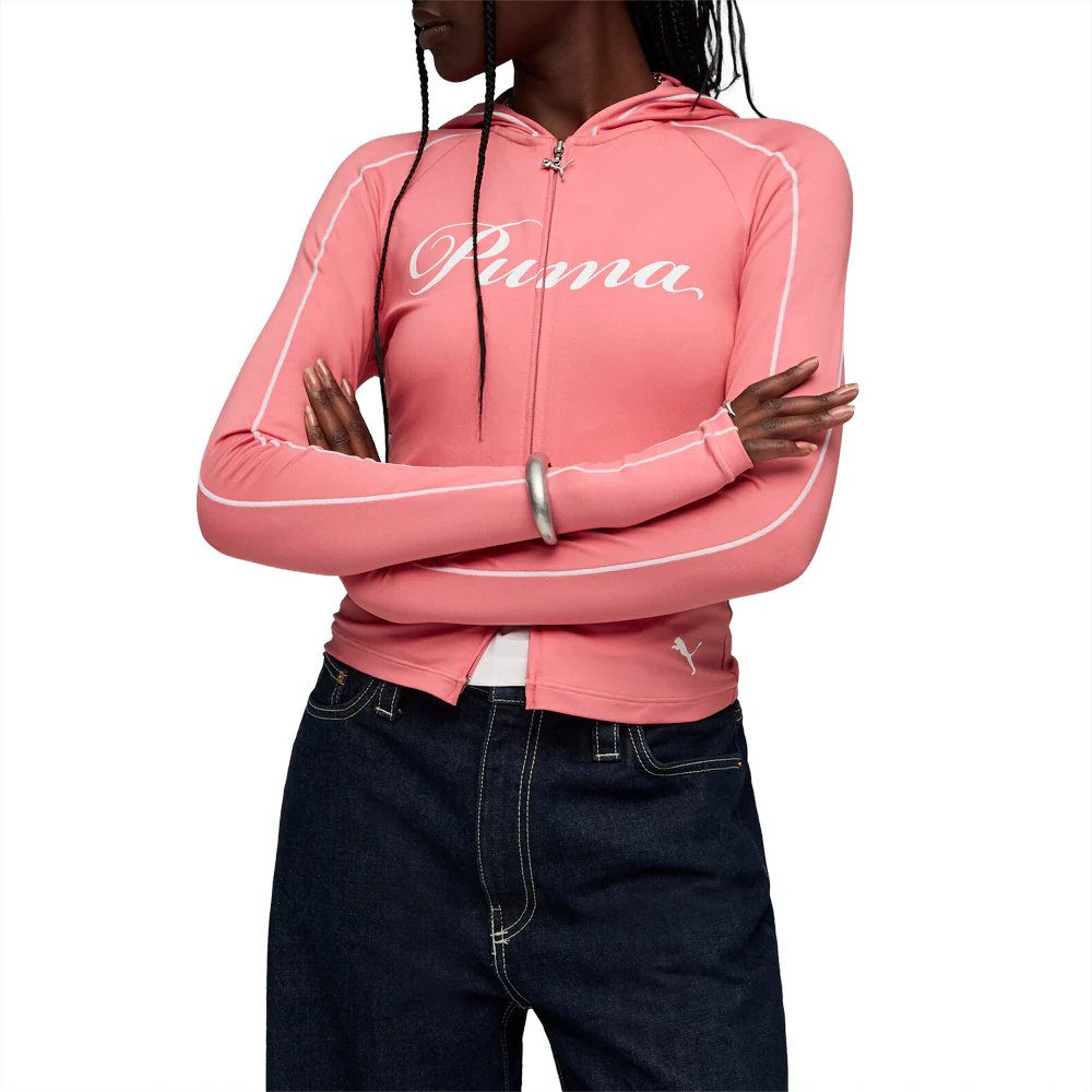 T7 Street Glam Slim Short Full Zip Hoodie - Image 3